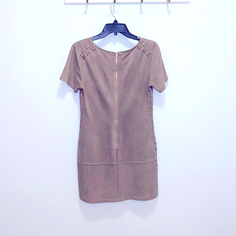 Design Lab Suede Dress - Picture 2 of 4